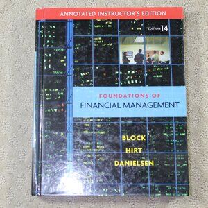 Foundations of Financial Management E14 Textbook Annotated Instructor's Edition